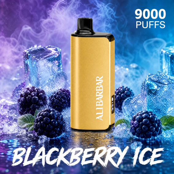 ALIBARBAR INGOT 9000 - 9000 Puffs Disposable Vape - BLACKBERRY ICE