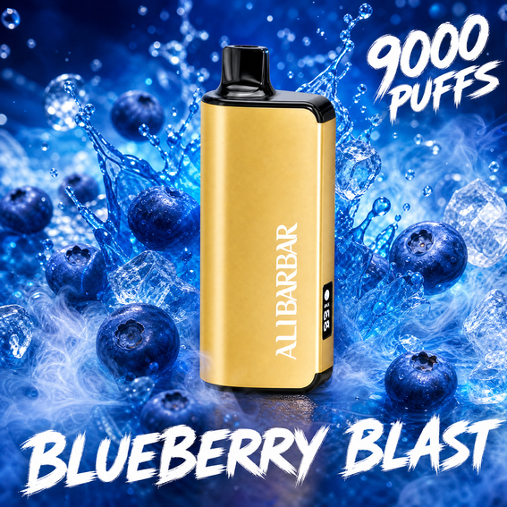 ALIBARBAR INGOT 9000 - 9000 Puffs Disposable Vape - BLUEBERRY BLAST