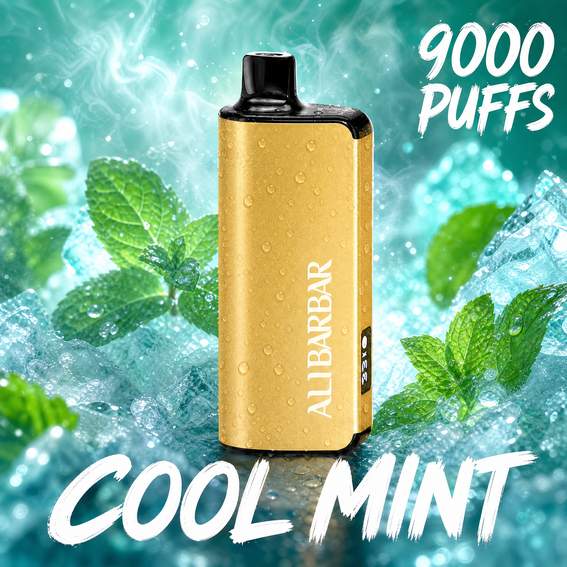 ALIBARBAR INGOT 9000 - 9000 Puffs Disposable Vape - COOL MINT