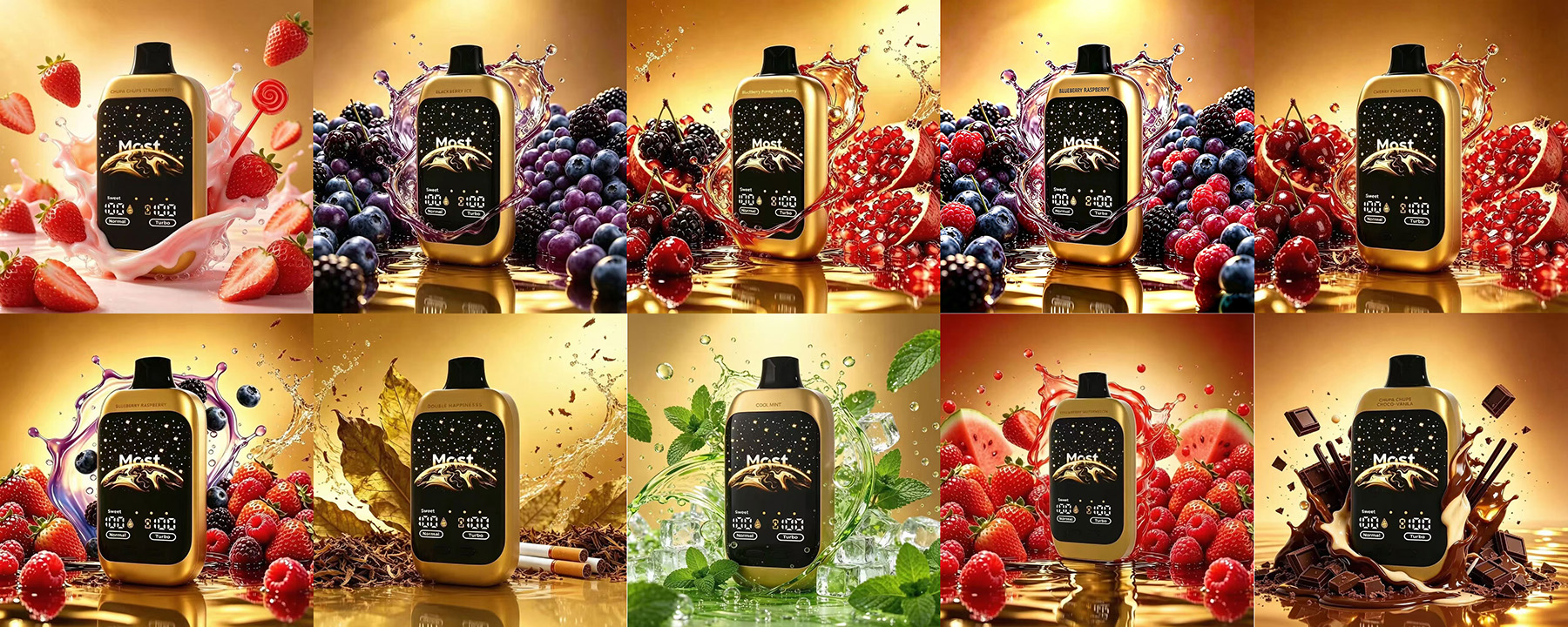Most Action 12K flavour lineup
