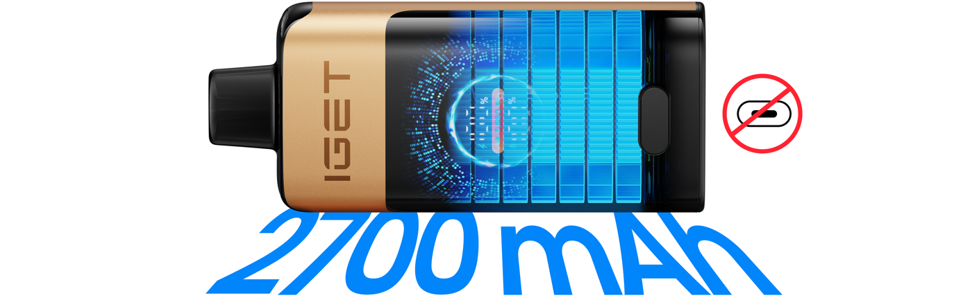 IGET ONE 2700 mAh battery
