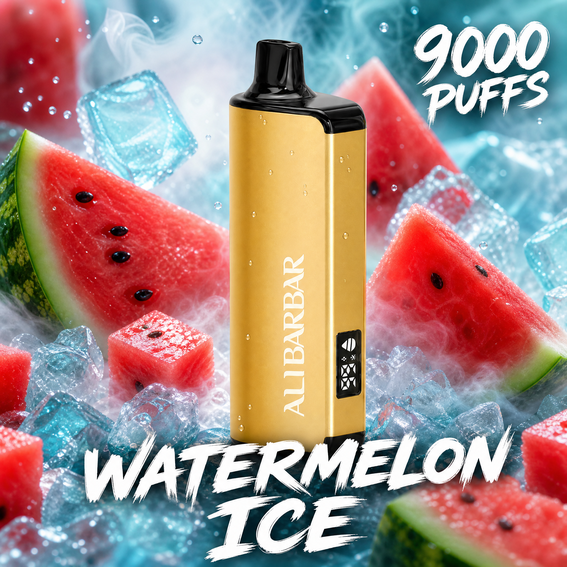 ALIBARBAR INGOT 9000 - 9000 Puffs Disposable Vape - WATERMELON ICE
